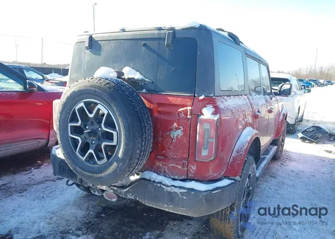 2023 Ford Bronco Outer Banks из США, поврежденный, VIN 1FMEE5BP0PLB15281